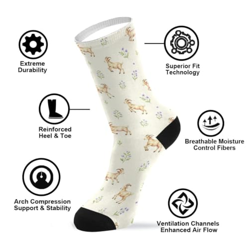 Calcetines florales y animales en pack de 3 pares como regalo para amigos y familia 4