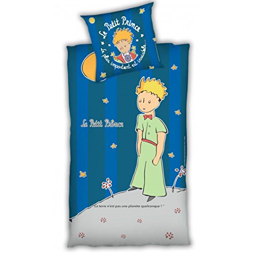 Clouet Parure de lit Enfant Le Petit Prince 140 x 200 cm - Bleu