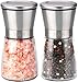 Price comparison product image H&S Salt and Pepper Grinder Set - Manual Mill Grinders for Kitchen - Glass and Stainless Steel Spice Mills with Adjustable Coarseness - Easy to Use and Fill - Large Capacity