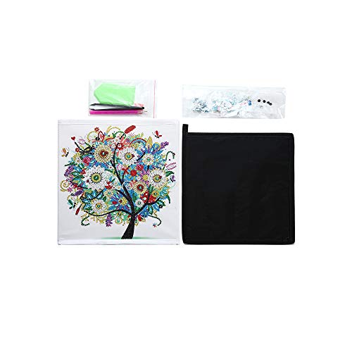 5D DIY Diamond Painting Folding storage box, Mosaic Making Drill Special Shape Diamond Painting Kit for Bags, Embroidery Diamond Arts Craft Home Decor (B)