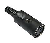 din buchse 5 polig auf klinke Verbindungstyp: DIN DIN Stecker Buchse 5-polig 180° weiblich schwarz (0312)