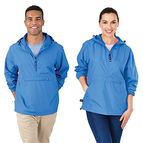 Image of Charles River Apparel Unisex Pack-N-Go Pullover, Lightweight Packable Anorak Windbreaker for Men and Women