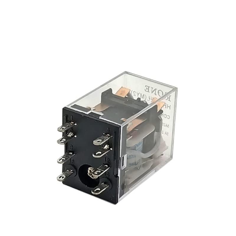 Relé intermedio mini DPDT con interruptor electromagnético de bobina LED DC 220V 3