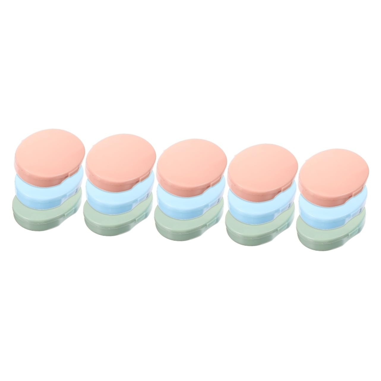 BESTYASH 5 Sätze Aufbewahrungsbox Für Tabletten Veranstalter Pillenboxen Pillendosen Mini Reise-pillen-organizer Reiseetui Für Medikamente Tragbares Pillenetui Pillenbehälter Pp 3 Stück * 5
