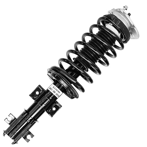 Image of Detroit Axle - Struts Shock Absorbers for Volvo V70 S70 C70 850, Front 2 Complete Struts w /Coil Spring 2 Sway Bar Links 2 Rear Shock Absorbers Replacement Ready Struts : without Electronic Suspension