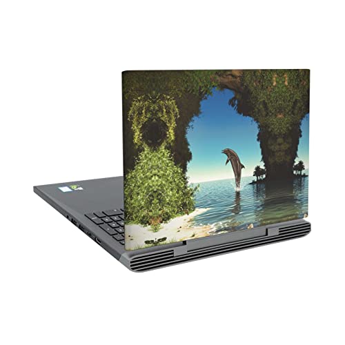 Autocollant Dell Inspiron 15 7000 Simone Gatterwe Dauphins