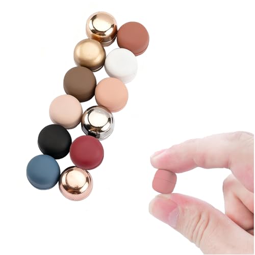 12 Pairs of Multi-Purpose Magnetic Pins Needleless Safety Clothe Bag