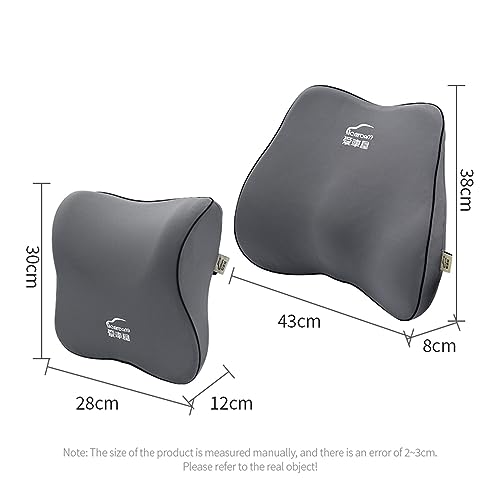 Almohada cervical y lumbar para asiento de auto QQLADY miniatura 6