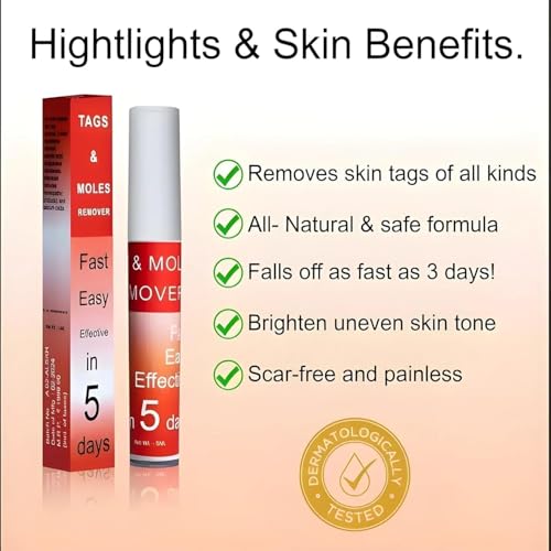 Image of Pack of 2 Wart, Ointment, Skin Tags & Moles Remover For Face & Body | Massa & Ointment Remover For All Skin | Skin Tag Remover - Fast, Easy & Effective Formula for All Skin Type (2 Units)