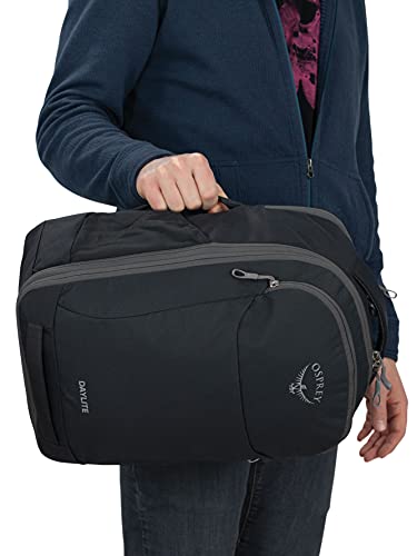 Osprey Travel Pack 26+6 Daylite Expandible Bolsa de Viaje Black O/S, Unisex-Adult (10003617)