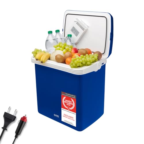 TZS First Austria - Réfrigérateur portable 32L électrique 12V 230V prise voiture & standard - Box...