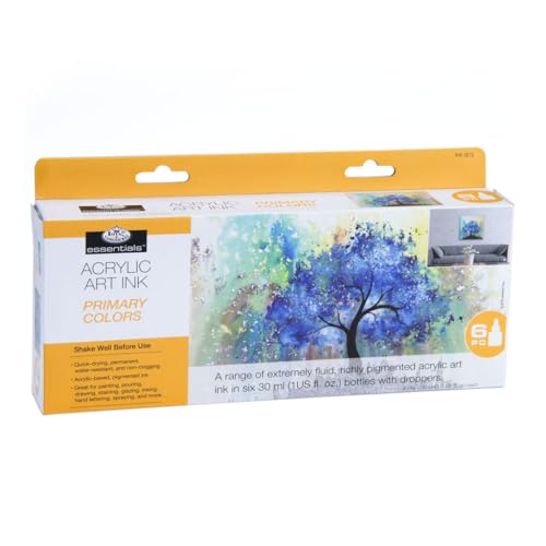 Royal & Langnickel Acrylic Ink 6 Primary Colors