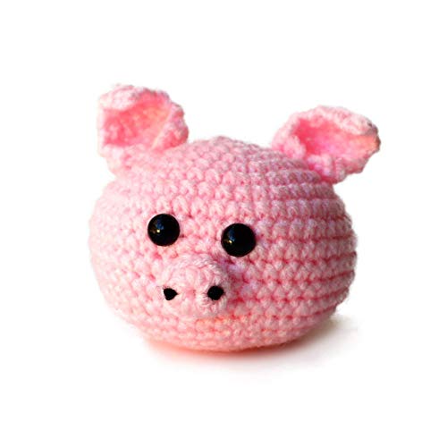 Geekirumi! handmade crochet amigurumi pig stress ball - Squeeze toy anti stress & anxiety therapy Geekirumi! handmade crochet amigurumi pig stress ball - Squeeze toy anti stress & anxiety therapy