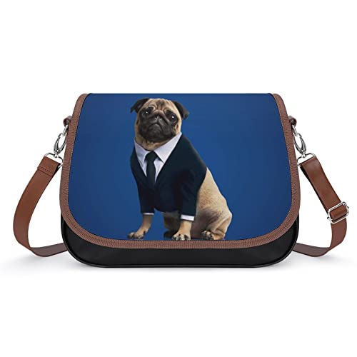 Sac bandoulière femme bago en cuir imprimé grand format chic 31x22cm