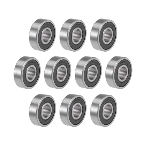 10PCS ABEC-5 6000 2 6000 6000-2 6000 6000-2H 10x26x8 10 * 26 * 8 mm Rubber Sealed deep Groove Ball Bearing(ABEC 1)