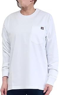メンズ ブランド Dickies ディッキーズ Tシャツ 長袖 胸ポケット M L XL オーバーサイズ ビックシルエット プリント ワンポイント コットン 綿100% 10001797