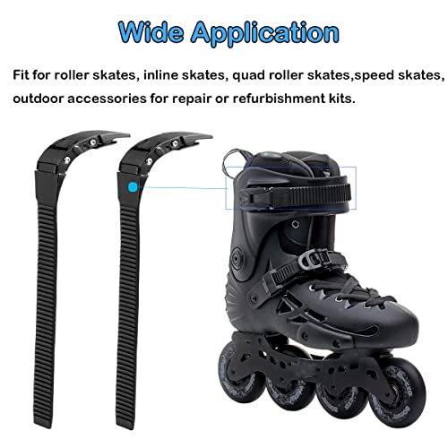 SAUYRASY 1Pair Rollerblade Replacement Straps Inline Skate Strap Replacement Inline Roller Skate Straps with Screws Nuts For Men Women Kids