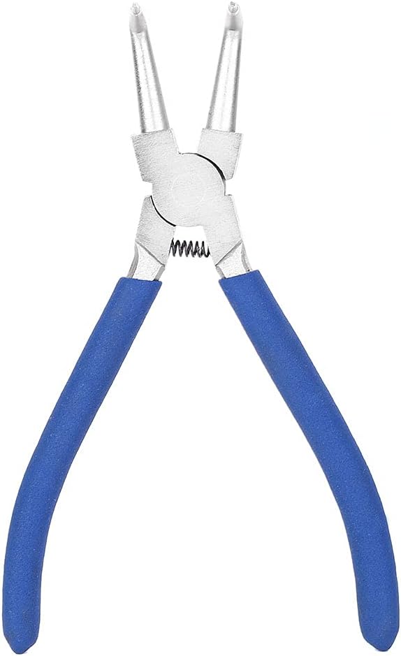 Snap Ring Pliers Set, Professional 7" Internal External Straight Bent Circlip Snap Ring Pliers Set Repair Tool Kit with Portable Bag