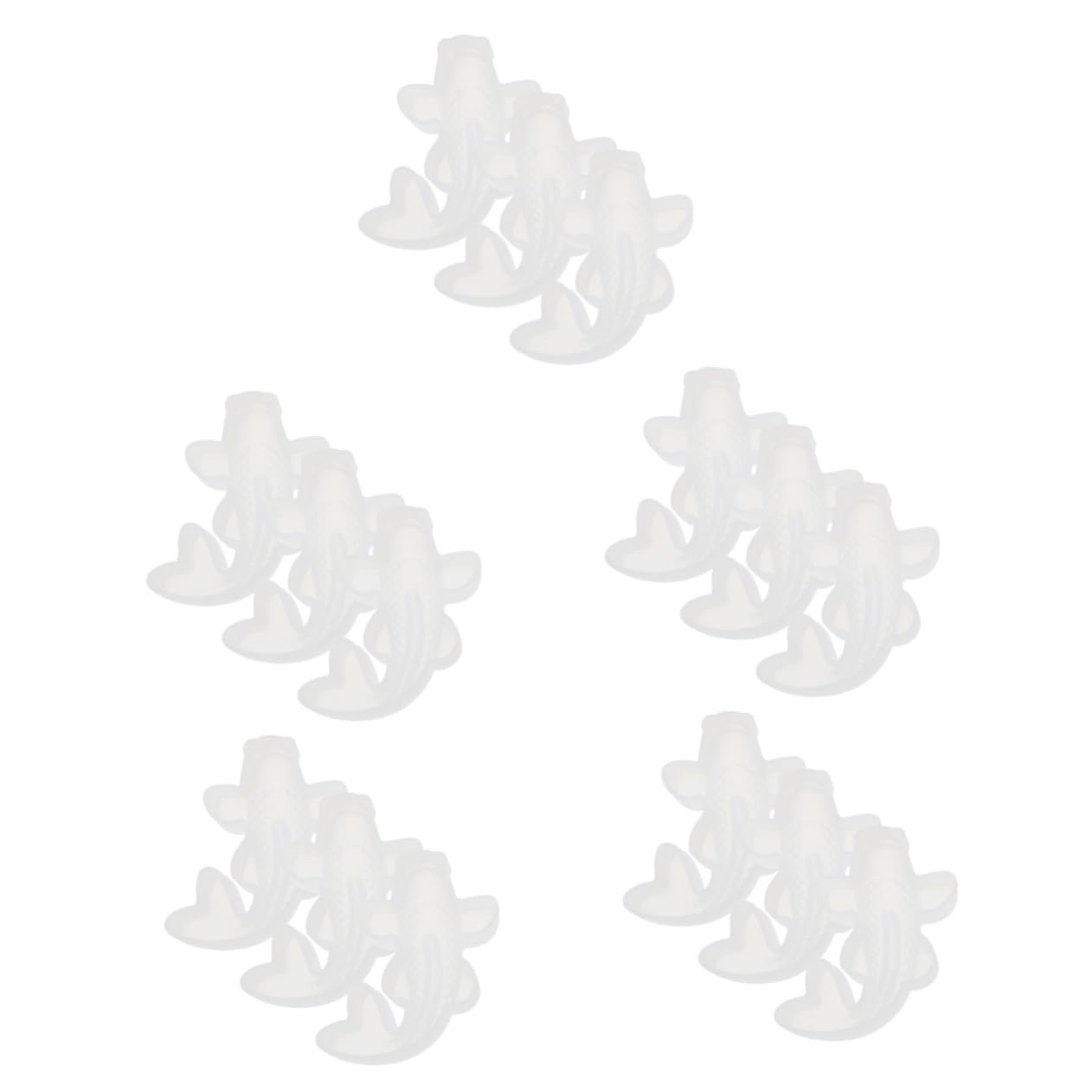 Operitacx 15pièces Moules Silicone Forme De Poisson pour Gâteaux Bonbons Et Décorations Outil De Bricolage Et Fondant