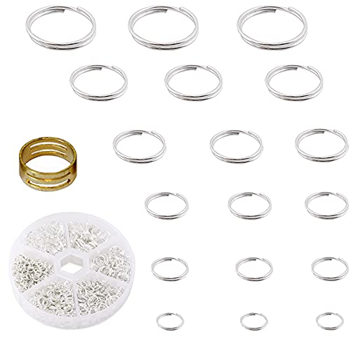 Vasemele 690 Pezzi Anellini Chiusure Braccialetti