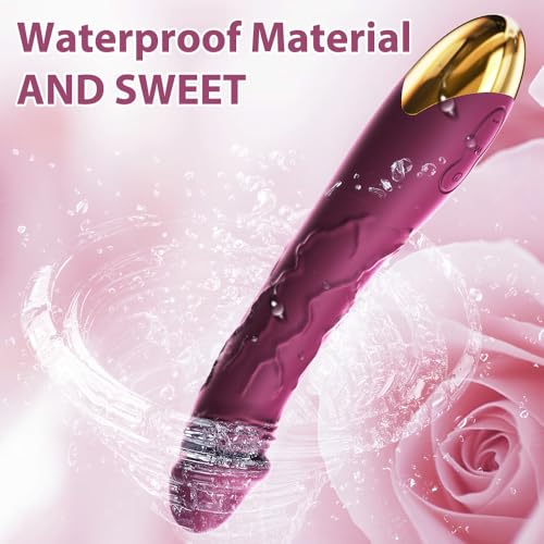 Image of 7.6 Inch Realistic Dildo Vibrator for Women，10 Powerful Vibration Modes for Clitoral and G-spot Stimulation, Waterproof Rose Adult Sex Toys for Women and Couples