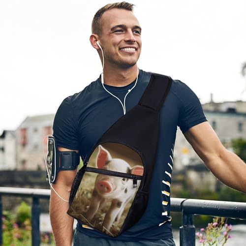Smiling Sling Bag Casual Mochila Cruzada Unisex miniatura 3