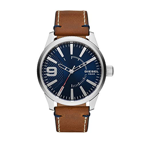 Diesel Herren-Uhren Analog Quarz Leder 32003090