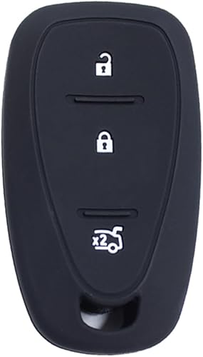 Miniatura 7 de Para Chevrolet Aveo Silicona Car Key Holder Key Case Key Cover (Rojo)