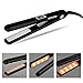 Infrared Cold Iron for Hair Repair, Hair Straightener Tool for Ultrasonic Repair, Straightener Flat Iron with Infrared, Cold Flat Iron for Hair (Black)