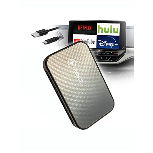 ONINCE Wireless CarPlay Adapter with Streaming Apps