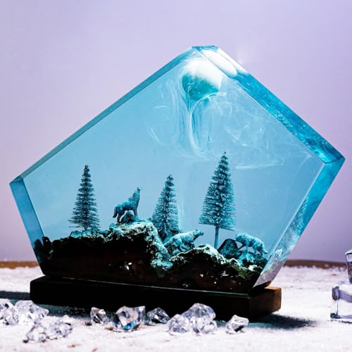Lámpara de Resina 3D Ocean LED Modelo B 8x5in miniatura 5