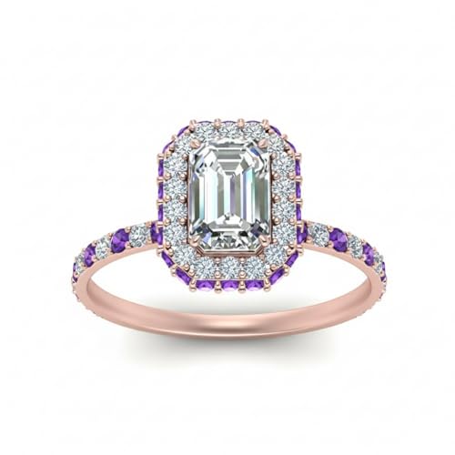 Ornement de tenue de fête bague émeraude pour rayonner en soirée