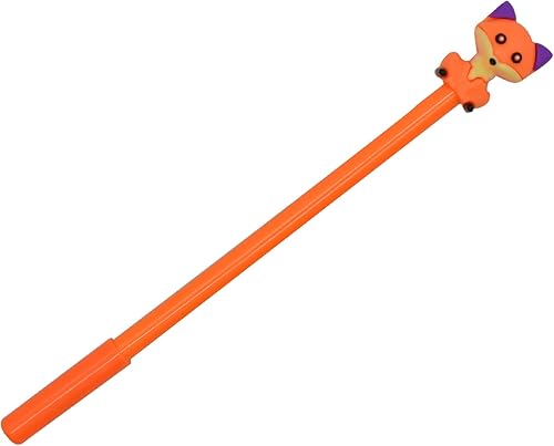 Miniatura 8 de 12 Uds Kawaii Fox Bolígrafos Novedad Animal Gel Pen Foxes Pen 0.020 in Tinta Negra Para La Escuela Casa Oficina Papelería Tienda