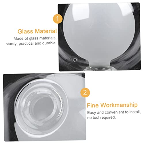 OSALADI 5pcs Glass Lampshade G4 Chandeliers Wall Lamp Shade Glass Globe Lampshade Vanity Light Covers Modern Small for Floor Pendant Lamps - Image 2