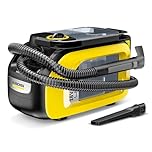 KÄRCHER SE 3-18 Compact Cordless Vacuum Cleaner (Integrated Spray Hose, Extra Wash and Crevice Nozzle for Upholstery Cleaning, 75 mm Width, Flush Function, Car Cleaning, without Battery and Charger)