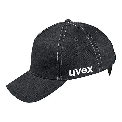 Uvex u-Cap Sport Anstoßkappe - Kopfschutz-Kappe mit langem Schirm und Hartschale - Gr 52 bis 54 cm