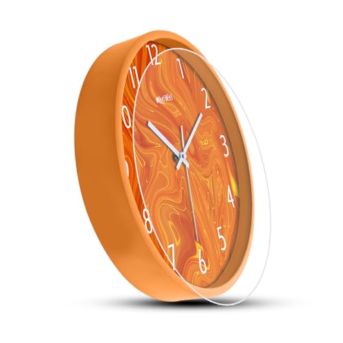 Image of Olive Tree Wall Clock 12 inch Decorative Plastic Wall Clock Movement Classic Clock Battery Operated Round Easy to Read for Room /Home /Kitchen /Bedroom /Office /School - 9221