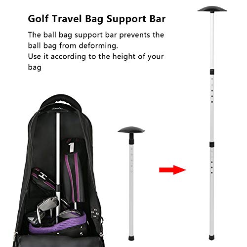 Keenso Unisex Club Travel Support, Flexible Backbone Travel Cover Aluminum Alloy Travel Bag Support Rod Leisure Sports - Image 4