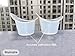 Boyizupha® 2 Pcs Silicone Eye Wash Cups for Eye Rinse,Cleansing with 1 Storage Container