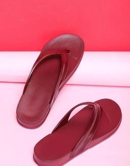 Women Slipper & Flipflop Maroon TA_23 Maroon 7-picture-34
