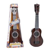 Ukulele for Kids 4 String Toddler Guitar Toy with Walnut Colour Musical Instrument for Preschoolers Kindergarten Kids Ukulele Gift for Child Musicians Ages 3-6 (Walnut Colour)