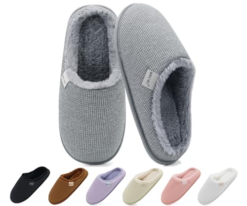 ONCAI Pantofole da Donna con Memory Foam Calde Pelliccia Sintetica
