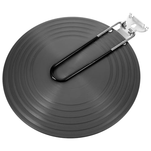 Housoutil Placa Adaptadora De Inducción Diámetro 28 Cm Aluminio Difusor De Calor para Cocina De Gas Eléctrica Uso Doméstico Mango Plegable