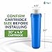Tier1 5 Micron 20x4.5 Water Filter | Spun Wound Polypropylene Whole House Sediment Pre-Filter Cartridge | Replacement for Pentek DGD-5005-20, SDC-45-2005 | 4.5 x 20 Water Filter Cartridge (2-Pack)