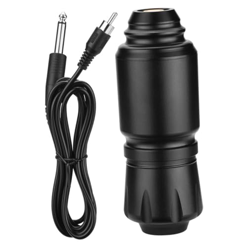 FONDOTIN Rotary Tattoo Pen Profesional Ligero y Portátil para Tatuajes Pequeños Máquina de Tatuar con Motor de Aluminio y Conector Rca para Tatuajes DIY y Uso Doméstico