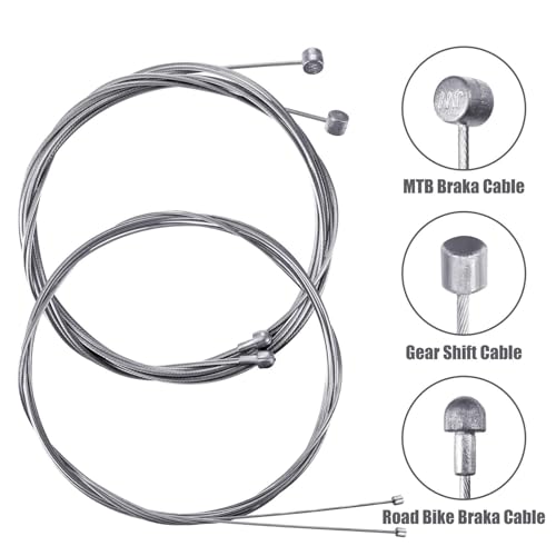Xviewdex 4 Pcs Universal Bicycle Shifter Cable Housing Set For Road Bike/Mountain Bike/Road Bike thumb #2