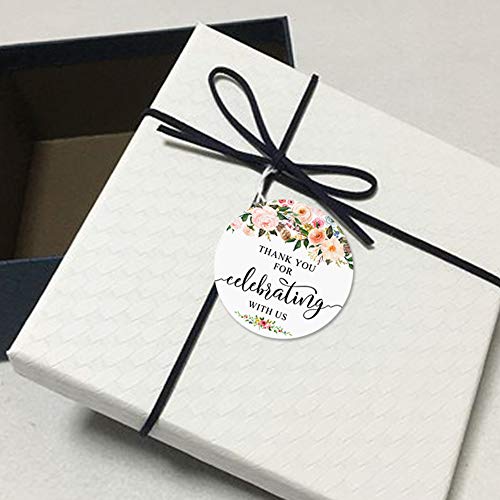 120 X Celebrating Labels, Wedding Collection, Baby Shower Stickers, Floral Party Collection, Engagement Party Decor, Flower Floral Stickers, Wedding Favor Labels, 1.6 Inch #TOP2