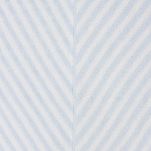 Image of Chenille Baby Blanket, Toddler Blanket, Soft & Plush, 40x30 Inches (BLUE STRIPES)