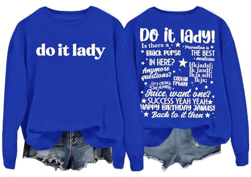 Do It Lady Sweatshirt Do It Lady Hoodie Unisex 5