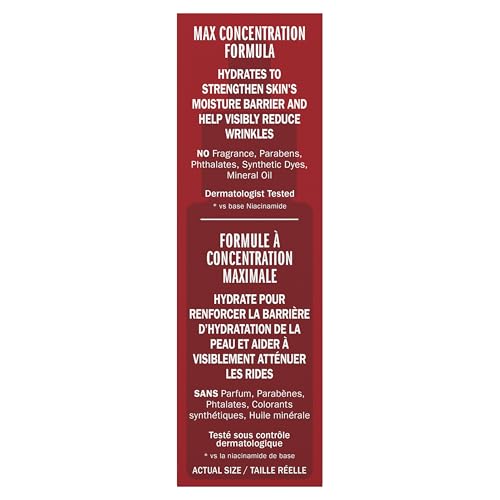 Olay Niacinamide MAX Wrinkle Reducing Serum for Women, 2x Peptides, Anti-Aging Ingredients for Smooth Skin, Made Without Parabens, Phthalates, Mineral Oil, or Synthetic Dyes, Fragrance-Free, 1.3oz - image 6